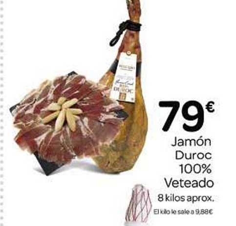 Supermercados El Jamón Jamón Duroc 100% Veteado