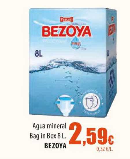 Oferta Agua Mineral Bag In Box Bezoya en Spar Lanzarote