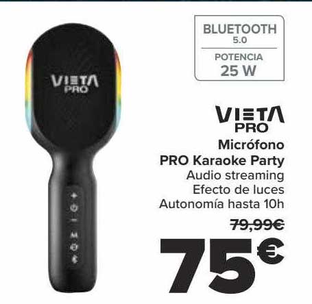 Karaoke Microfono Bluetooth Inalambrico con Ofertas en Carrefour