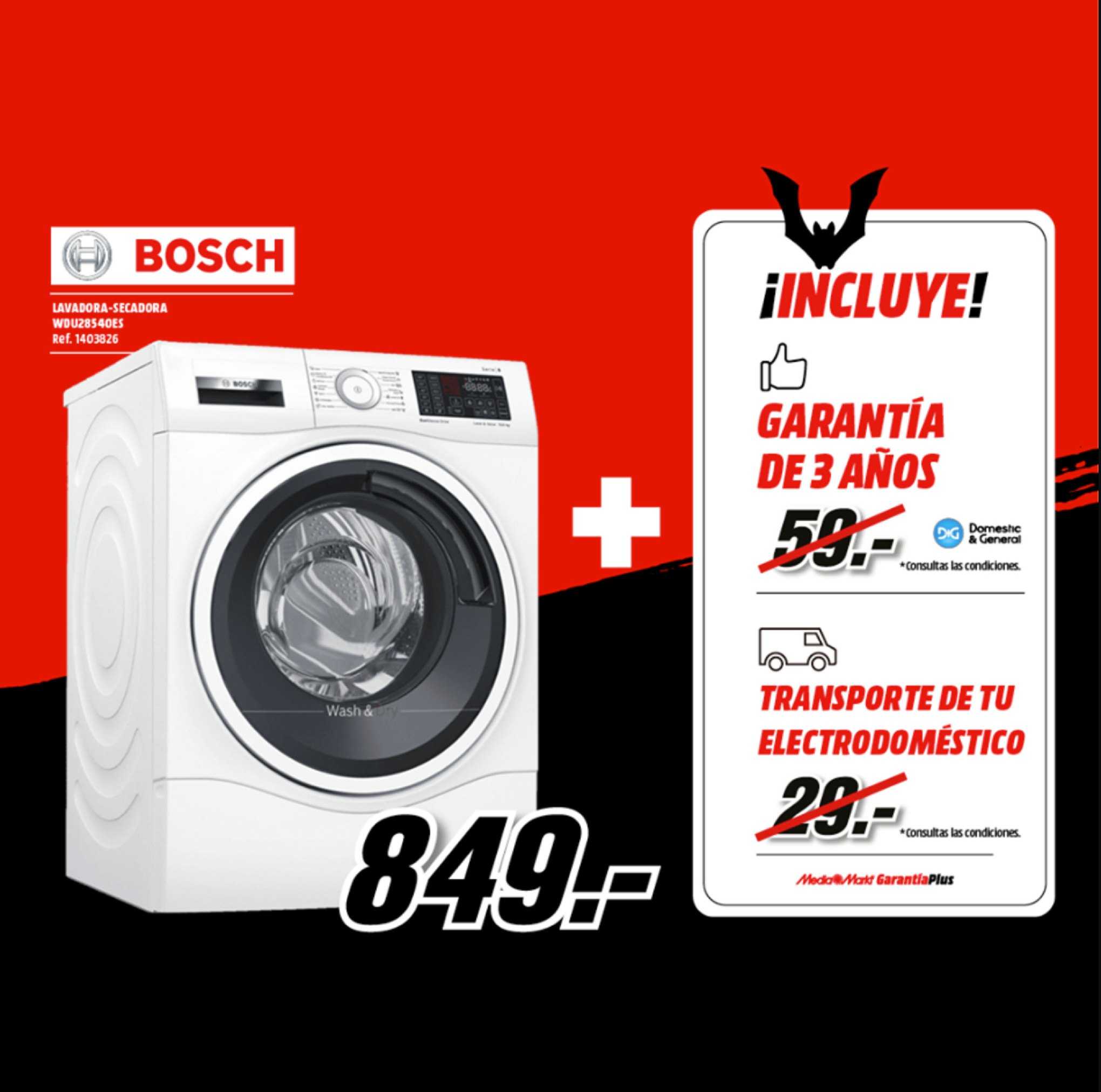 Oferta Bosch Lavadora en MediaMarkt