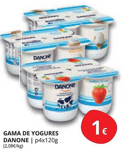 Comprar Yogur natural danone p-4x120g en Supermercados MAS Online