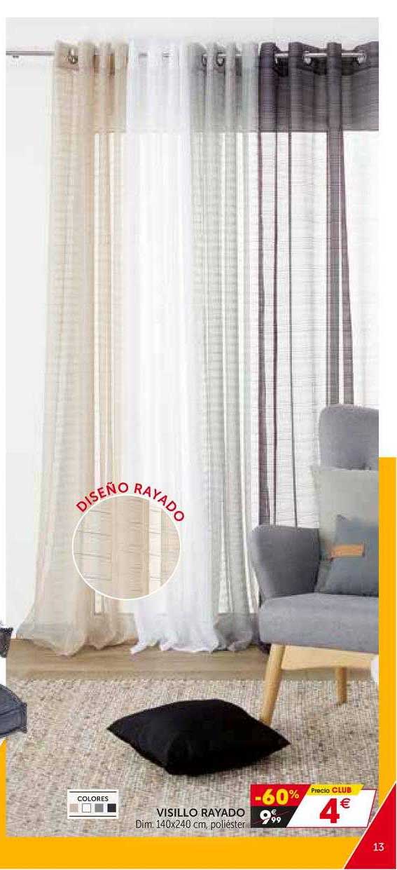 Oferta -60% Visillo Rayado en GiFi