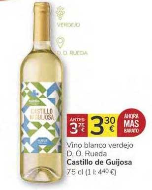 Consum Vino Blanco Verdejo D.o. Rueda Castillo De Guijosa
