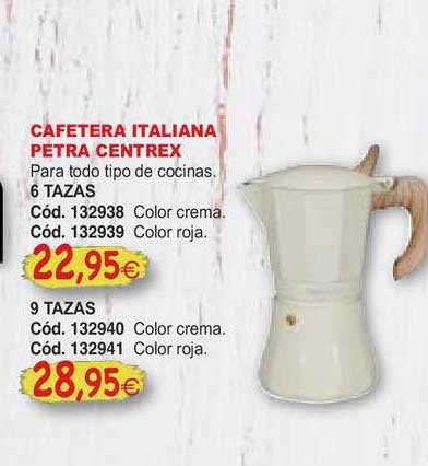 Cafetera Italiana Oroley Petra Crema