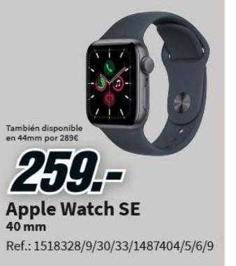Oferta Apple Watch Se 40 Mm en MediaMarkt