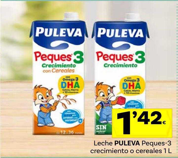 Leche peques3 crecimiento con omega Puleva brik 1 l