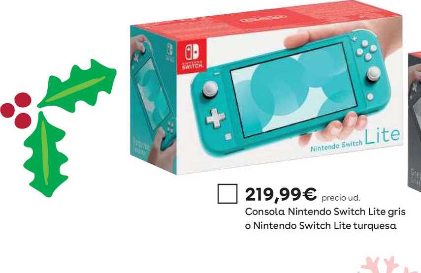 Oferta Consola Nintendo Switch Lite Gris O Nintendo Switch Lite Turquesa En Toysrus