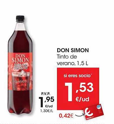 EROSKI Don Simon Tinto De Verano