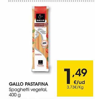 EROSKI Gallo Pastafina Spaghetti Vegetal