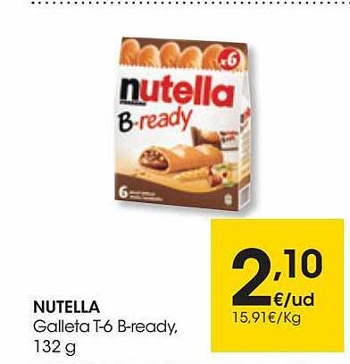 EROSKI Nutella Galleta T-6 B-ready
