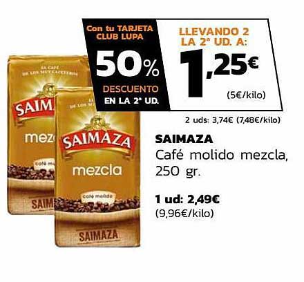 Supermercados Lupa Saimaza Café Molido Mezcla