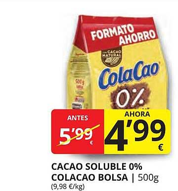 Cacao soluble  Supermercados MAS Online