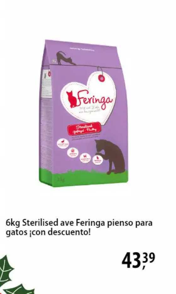 Zooplus 6kg Sterlised Ave Feringa Pienso Para Gatos ¡con Descuento!