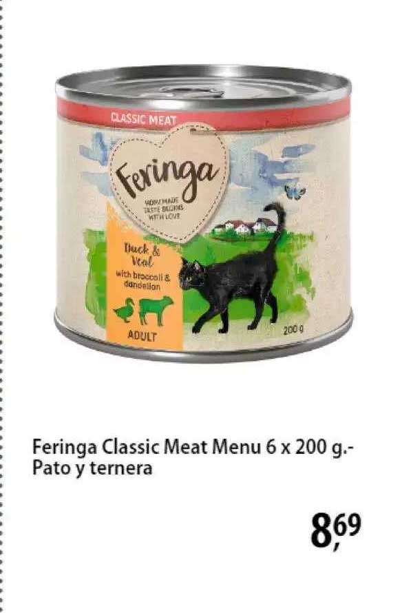 Zooplus Feringa Classic Meat Menu 6 - Pato Y Ternera