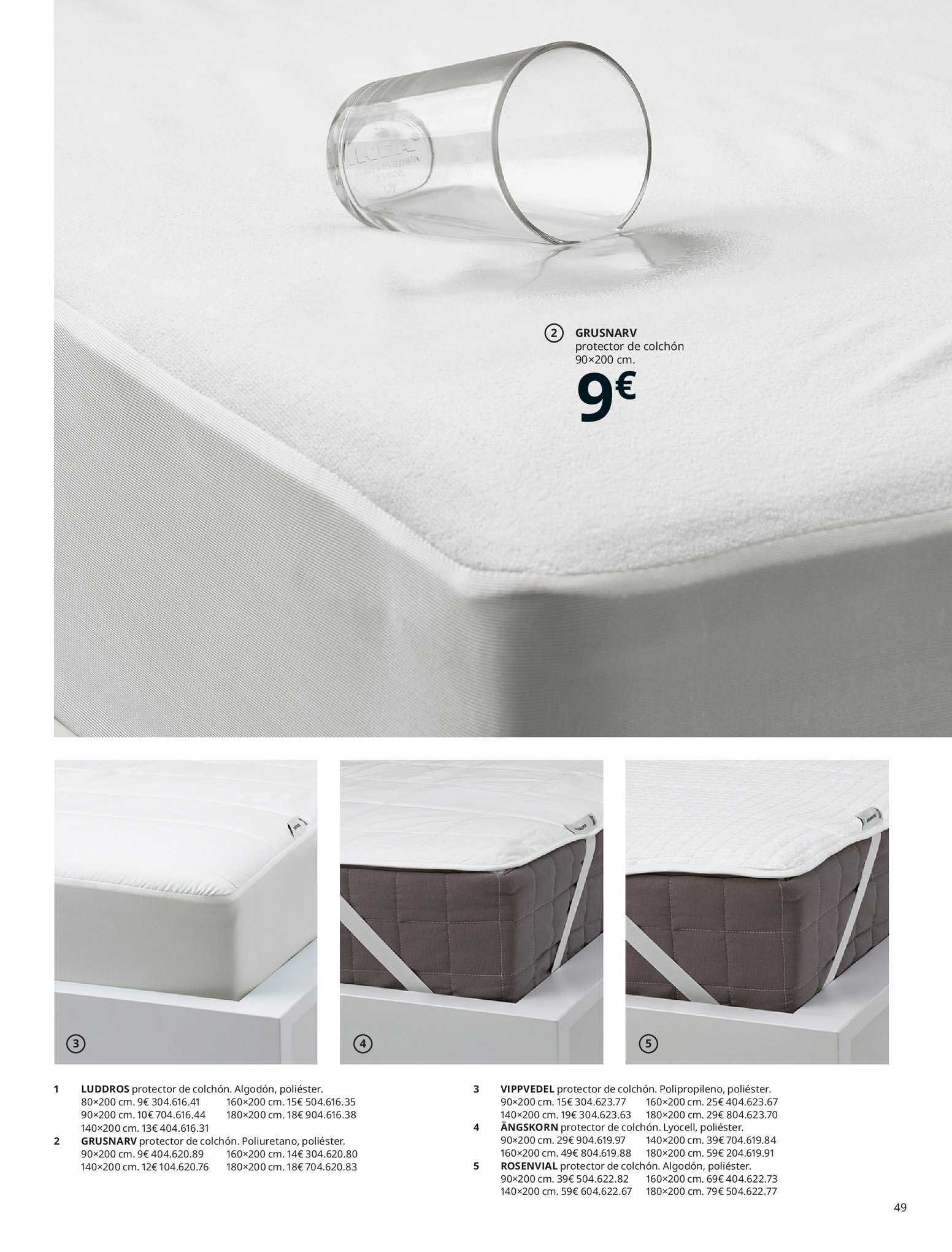 ROSENVIAL protector de colchón, 180x200 cm - IKEA