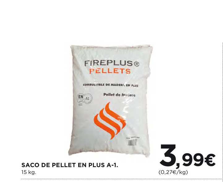 Oferta Saco De Pellet En Plus A-1 en Hipercor