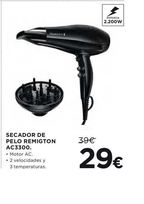 Oferta Secador De Pelo Remington Ac3300 en Hipercor