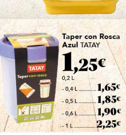 TAPER 0,4L AZUL ROSCA