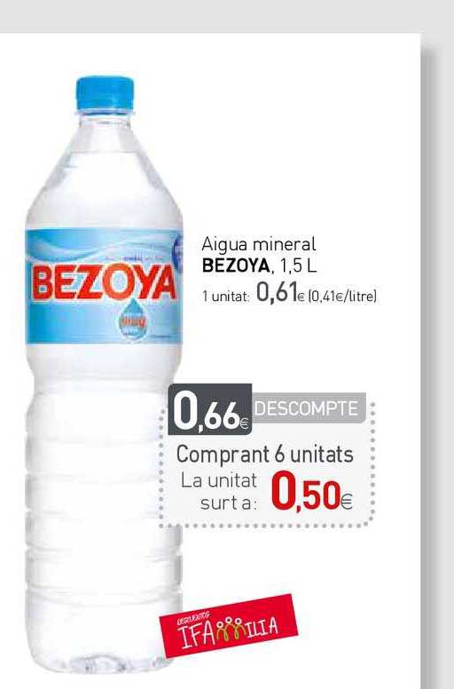 Condis Aigua Mineral Bezoya, 1.5l