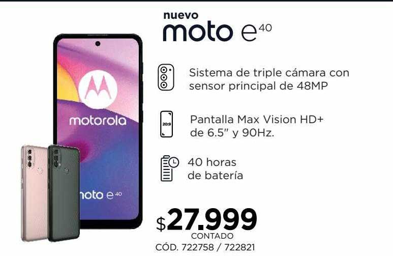 Coppel Moto E40 Motorola