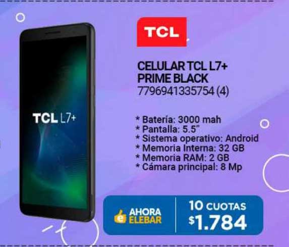 Punto Blu Celular Tcl L7+ Prime Black
