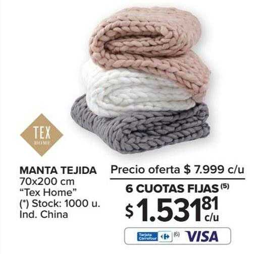 Carrefour Manta Tejida 