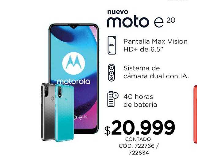 Coppel Moto E20 Motorola