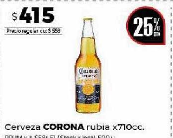 Disco Cerveza Corona Rubia