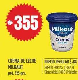 Supermercados Vea Creme De Leche Milkaut Pot.