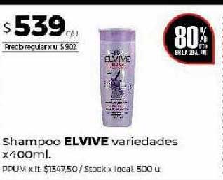 Disco Shampoo Elvive Variedades