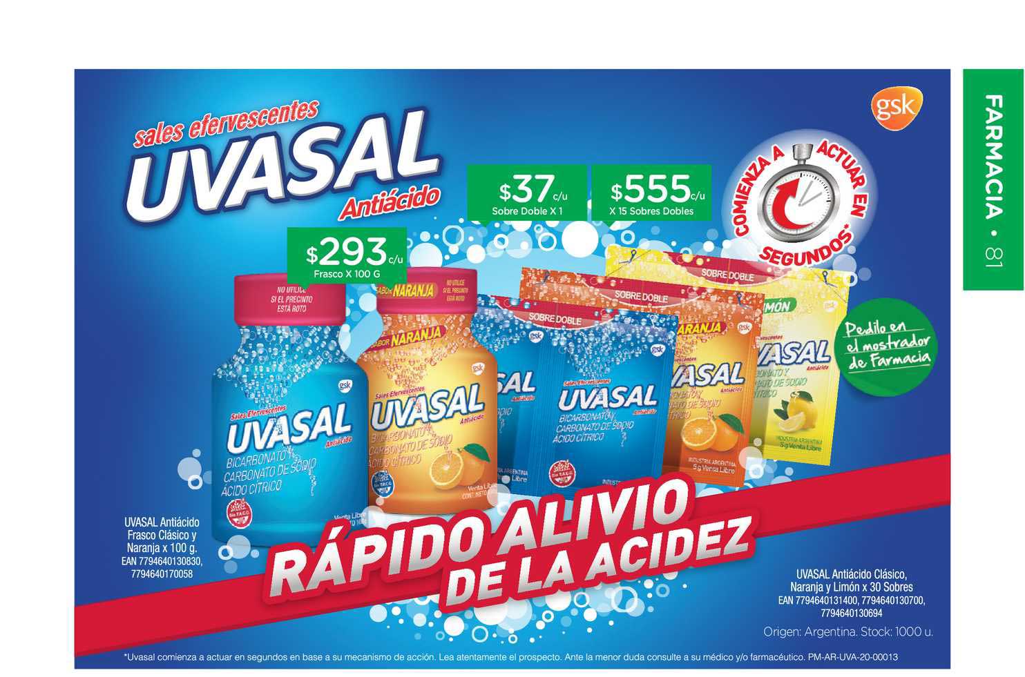 Farmacity Uvasal