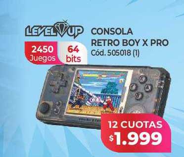 Naldo Lombardi Consola Retro Boy X Pro Level Up