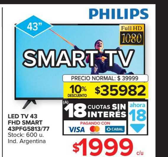 Carrefour Led TV 43 FHD Smart 43PFG5813-77