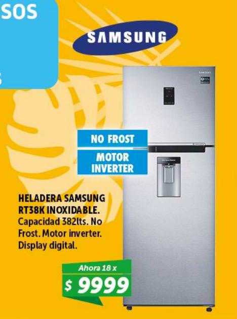 Belgrano Hogar Heladera Samsung Rt38k Inoxidable Samsung
