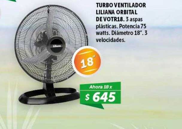Belgrano Hogar Turbo Ventilador Liliana Orbital De Votr18