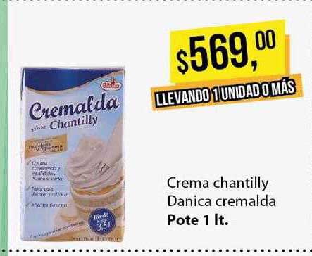 Supermercados Damesco Crema Chantilly Danica Cremalda