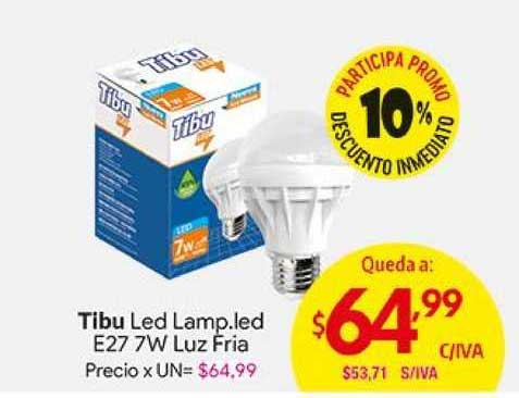 Medamax Tibu Led Lamp. Led E27 7W Luz Fria