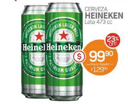 Super Alvear Cerveza Heineken Lata 473 Cc