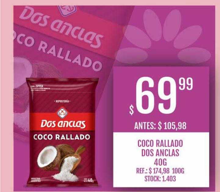 Supermercados Todo Coco Ralado Dos Anclas