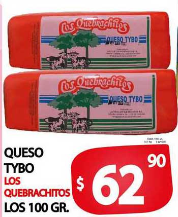 Supermercados Mariano Max Queso Tybo Los Quebrachitos Los 100 Gr