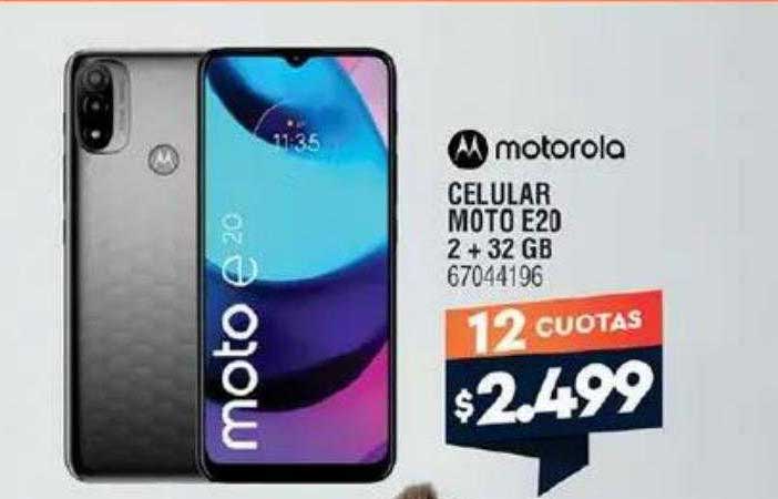 Bringeri Motorola Celular Moto E20 2 + 32 Gb