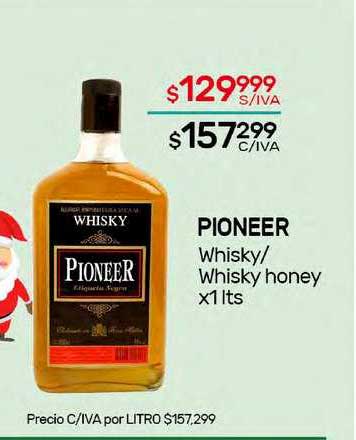 Nini Mayorista Pioneer Whisky-Whisky Honey X 1 Lts