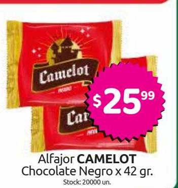 Cordiez Alfajor Camelot Chocolate Negro