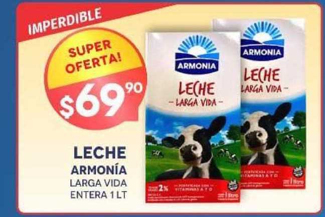 Yaguané Supermercados Leche Armonía Larga Vida Entera