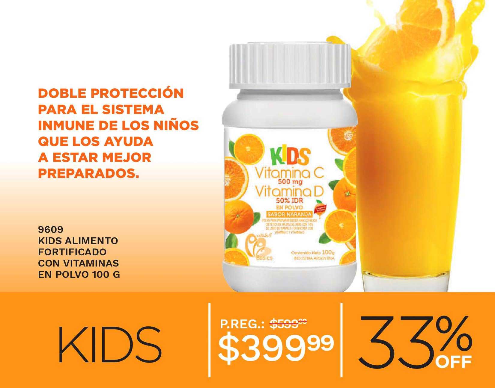 Arbell 9609 Kids Alimento Fortificado Con Vitaminas En Polvo