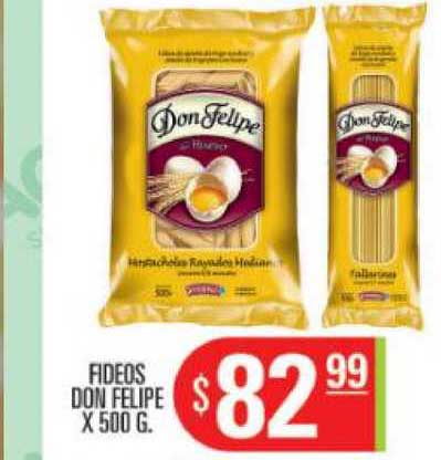 Supermercados Caracol Fideos Don Felipe