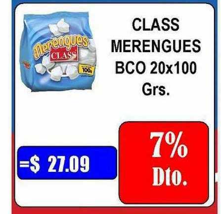 Dulcenter Class Merengues Bco