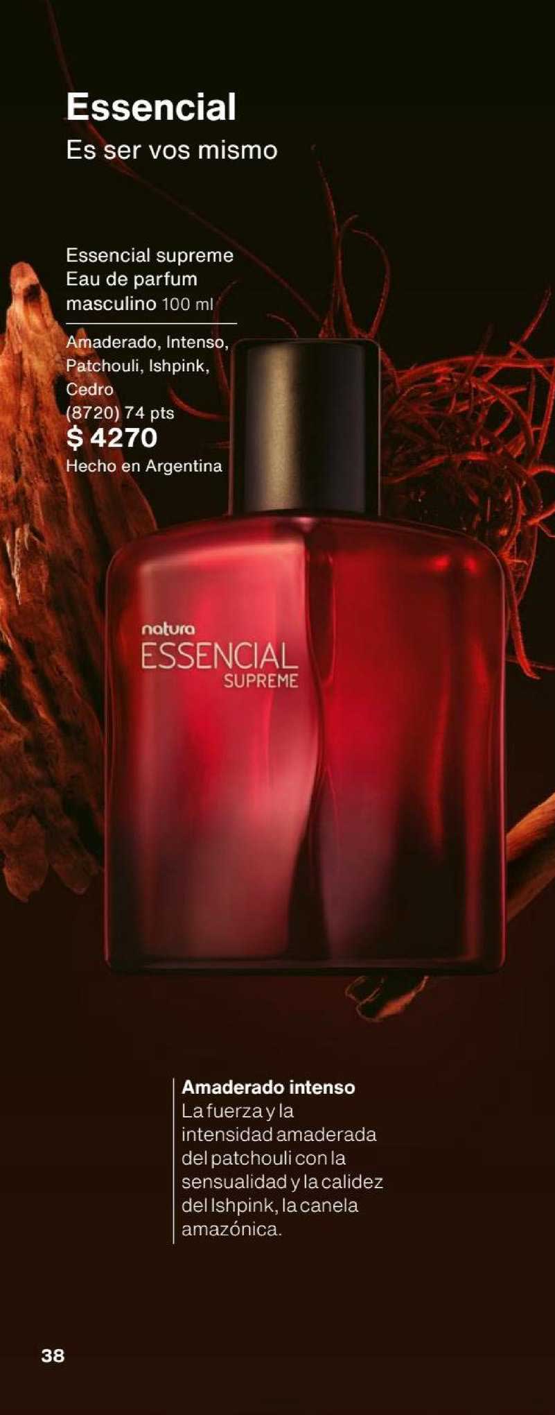 Natura Essencial Supreme Eau De Parfum Masculino 100 Ml