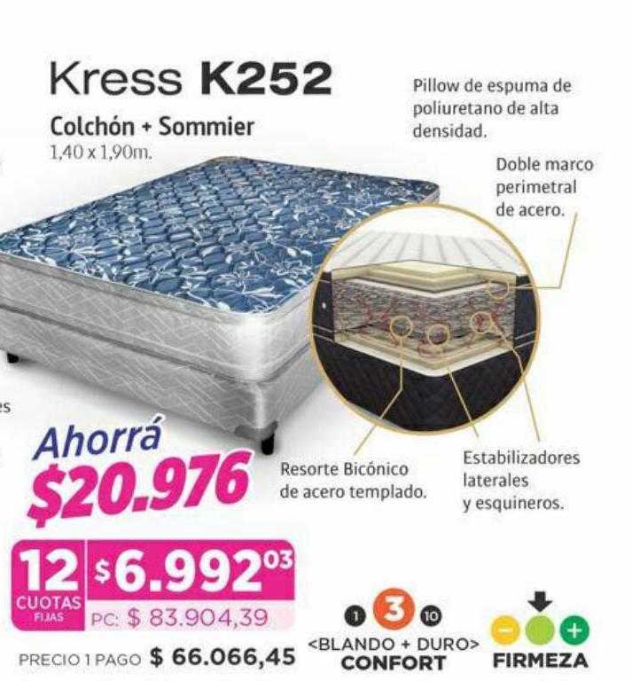 Blancoamor Kress K252 Colchón + Sommier