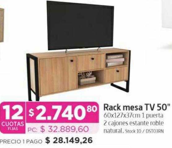 Blancoamor Rack Mesa Tv 50